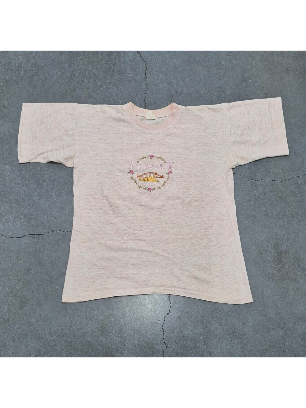 Vintage Sydney Australia Embroidered T Shirt